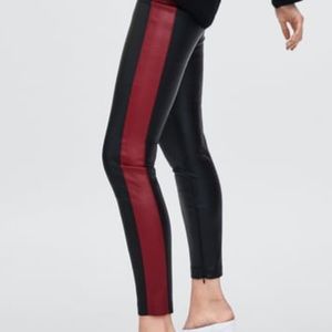 Zara Black leather Pants